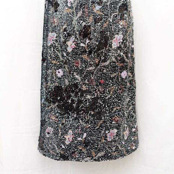 Rachel Comey Sling Dress In Black Flowers - Picture 7 of 8